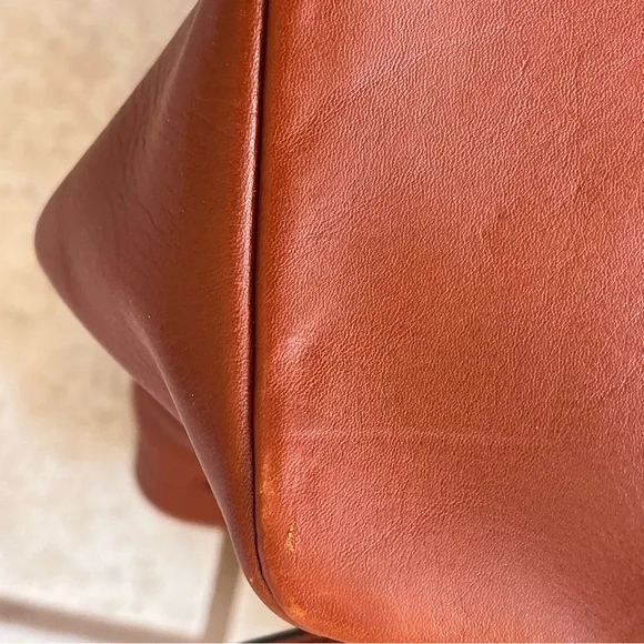 Vera Bradley Mesa Brown Big Sky Leather Backpack Bag - Picture 6 of 13